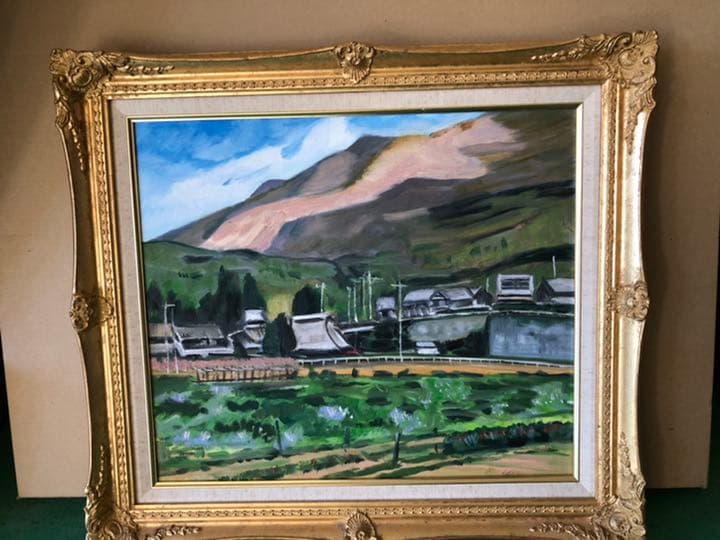 F10 アクリルなし 額縁 額 油絵 絵画 アンティーク ゴールド