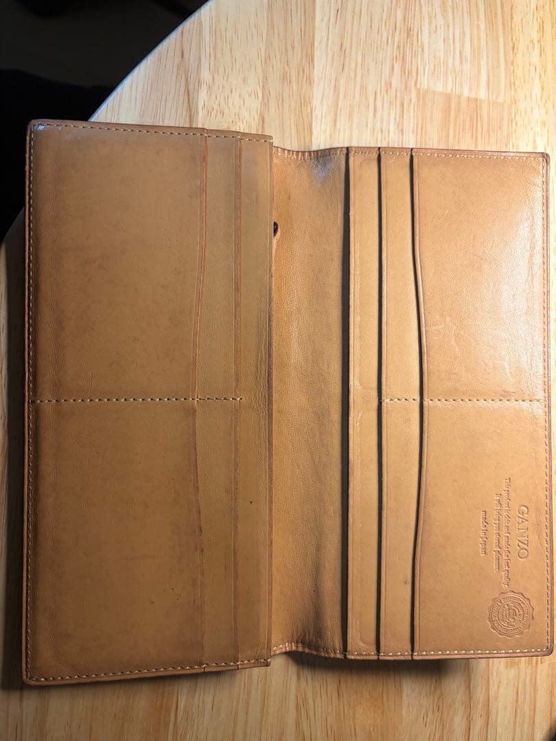 ヨ*チ様 GANZO ガンゾ コードバン 長財布 小銭入れ付き 品番：57192