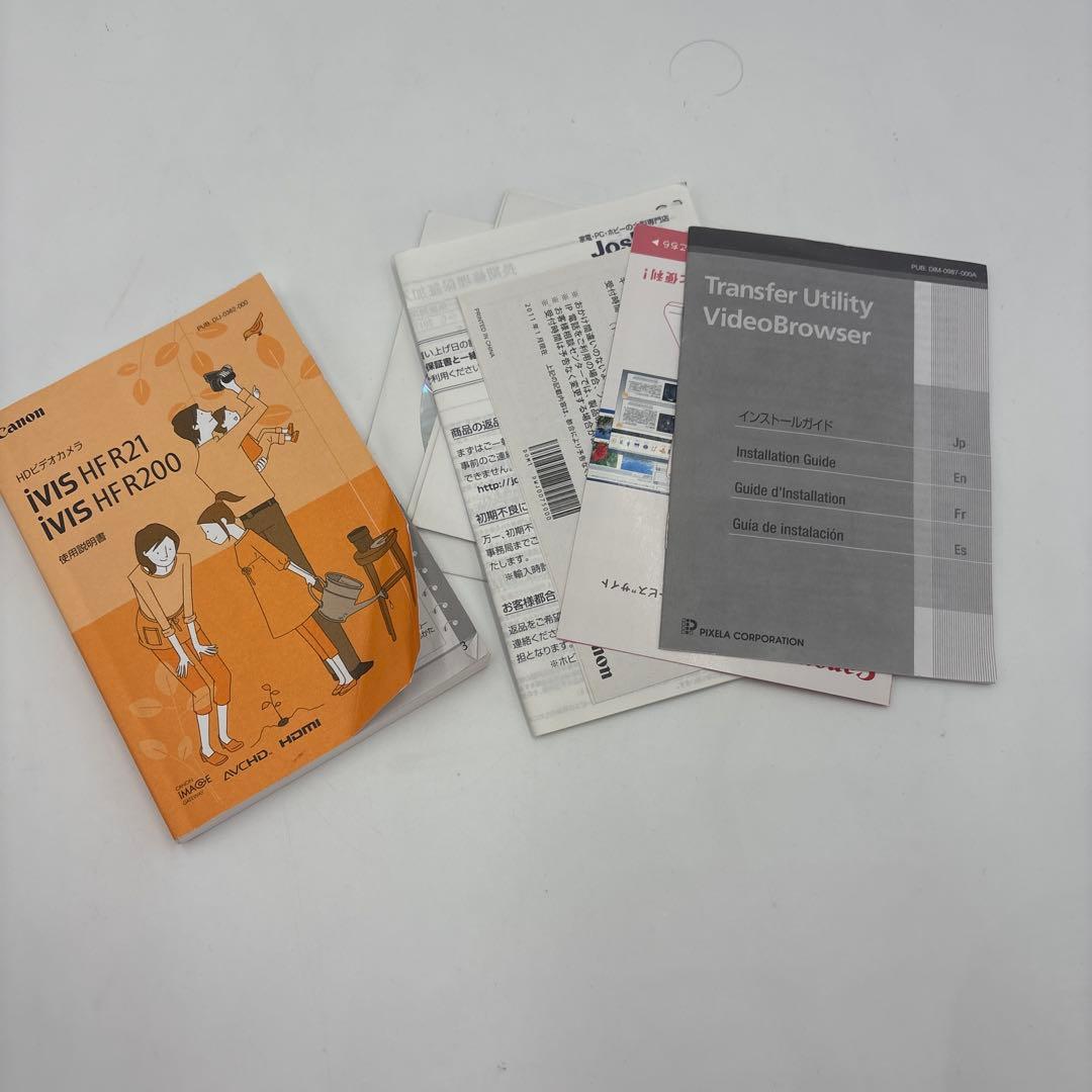 美品　Canon iVIS HF R21 ビデオカメラ 動作確認済