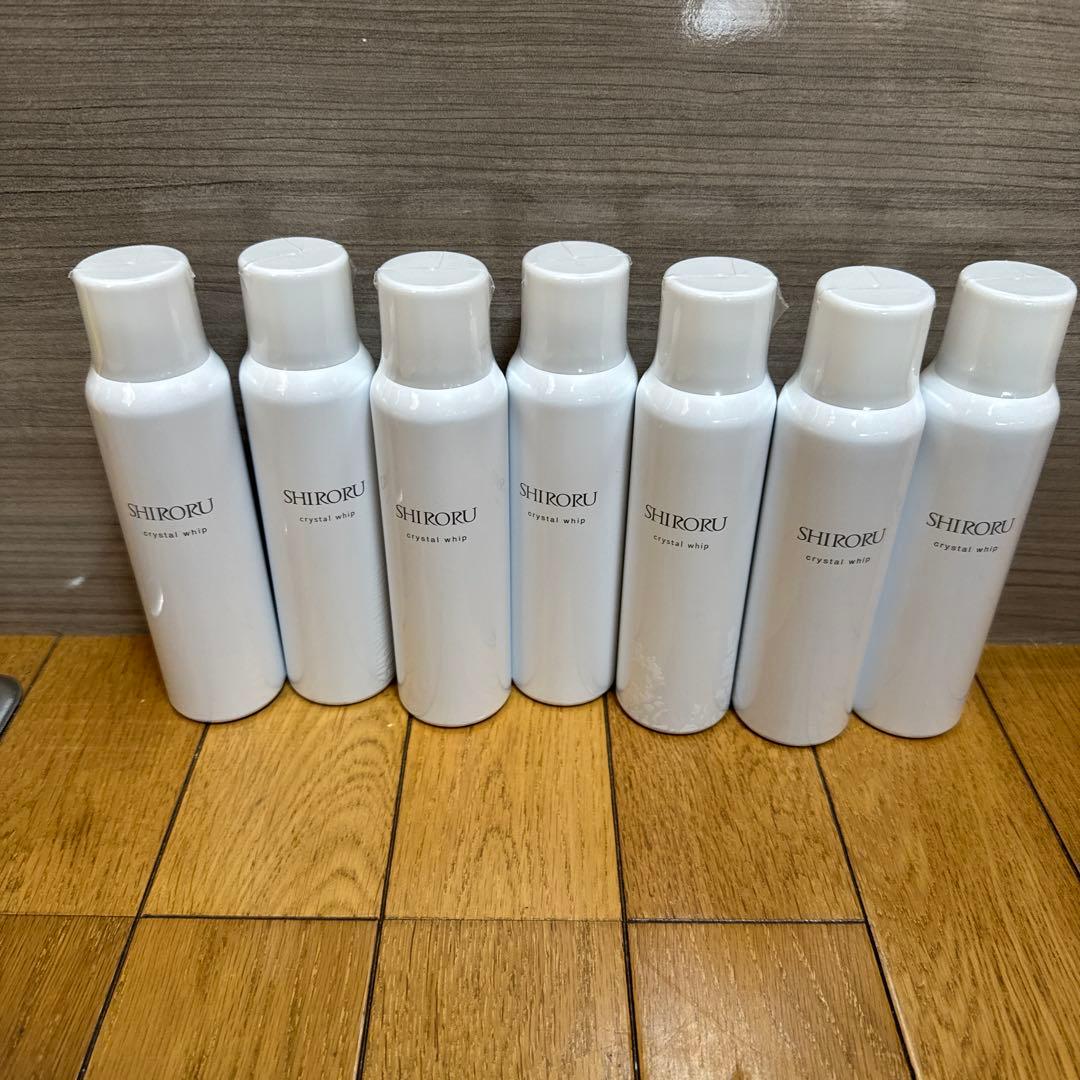 【新品未開封】シロル クリスタルホイップ 洗顔 7本セット 2025年購入