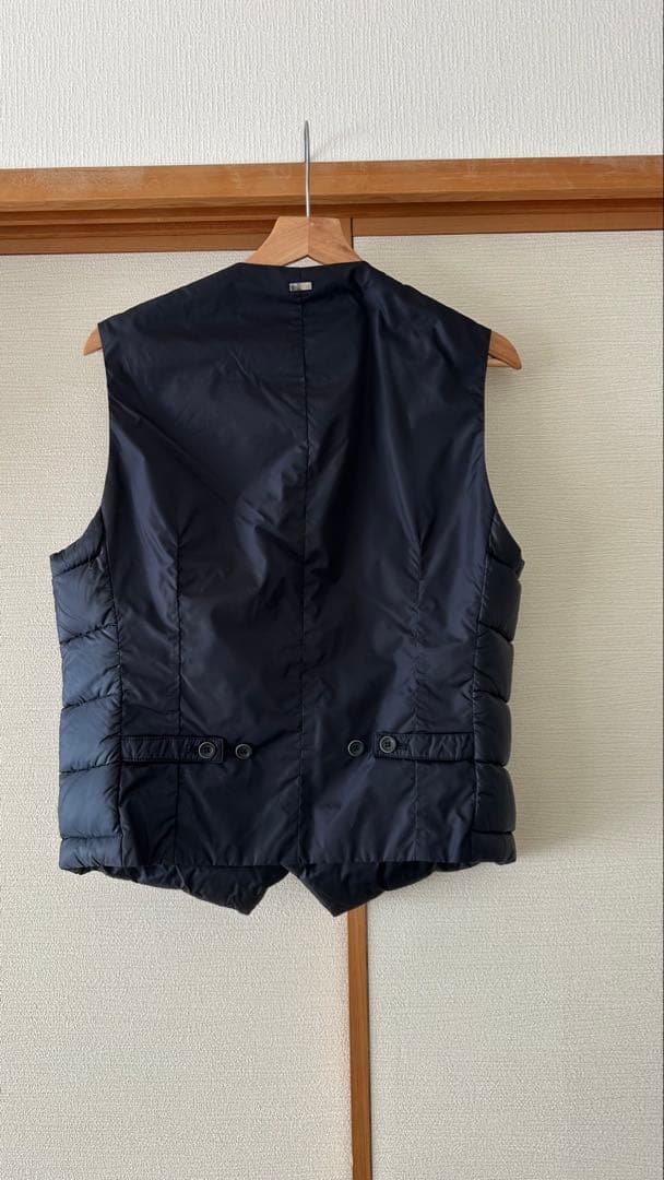 【値下げ】Herno ダウンベスト ダブルブレスト　ネイビー