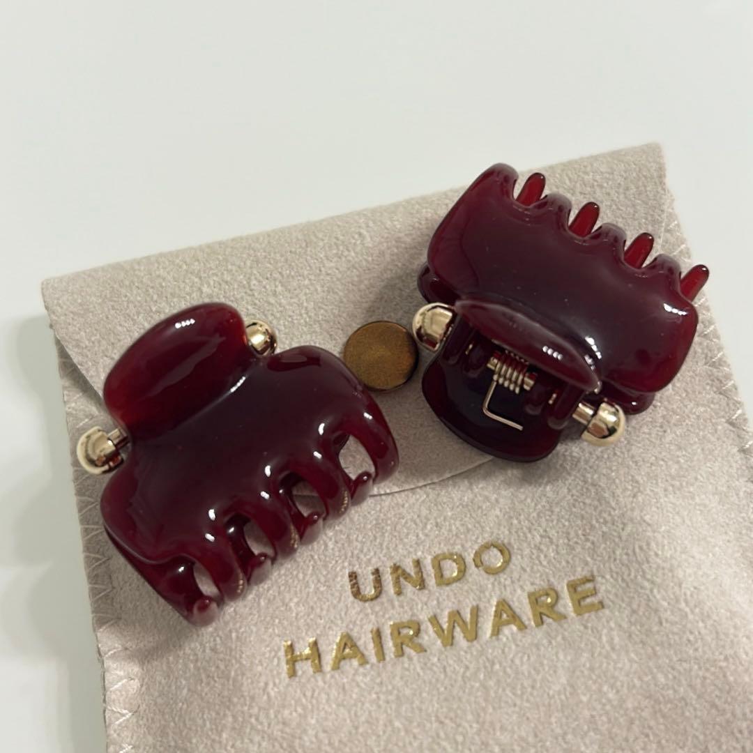 【新品】UNDO HAIRWARE ヘアクリップ　2点セット　NO.1