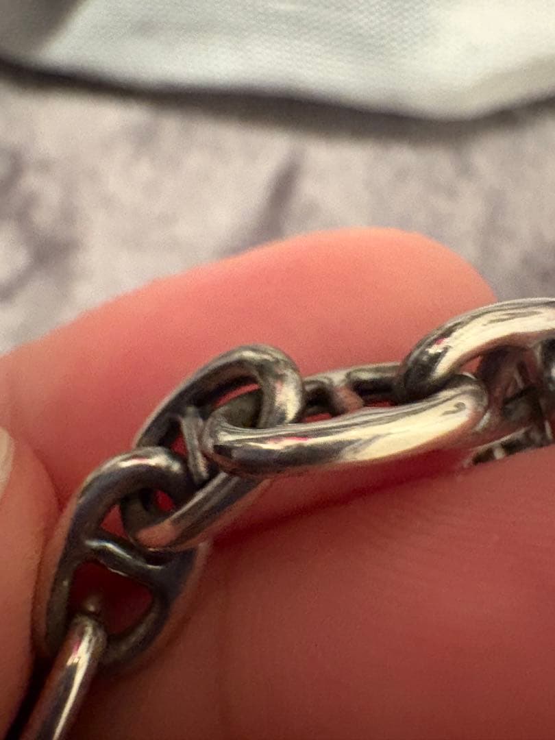 AVALANCHE シルバー925 中空アンカーネックレス