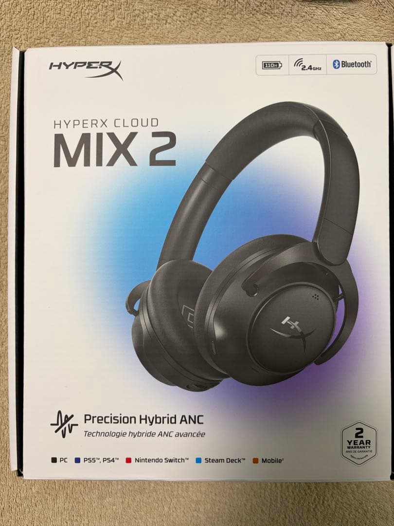 HyperX Cloud MIX 2 ワイヤレスヘッドセット