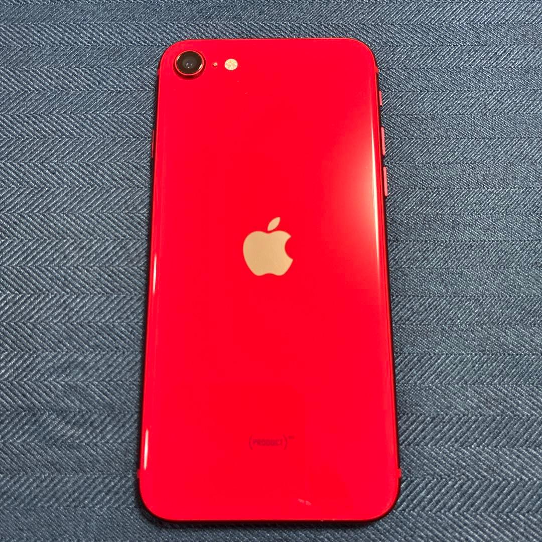 iPhone se2(128GB) 画面ワレあり　バッテリー非純正　レッド