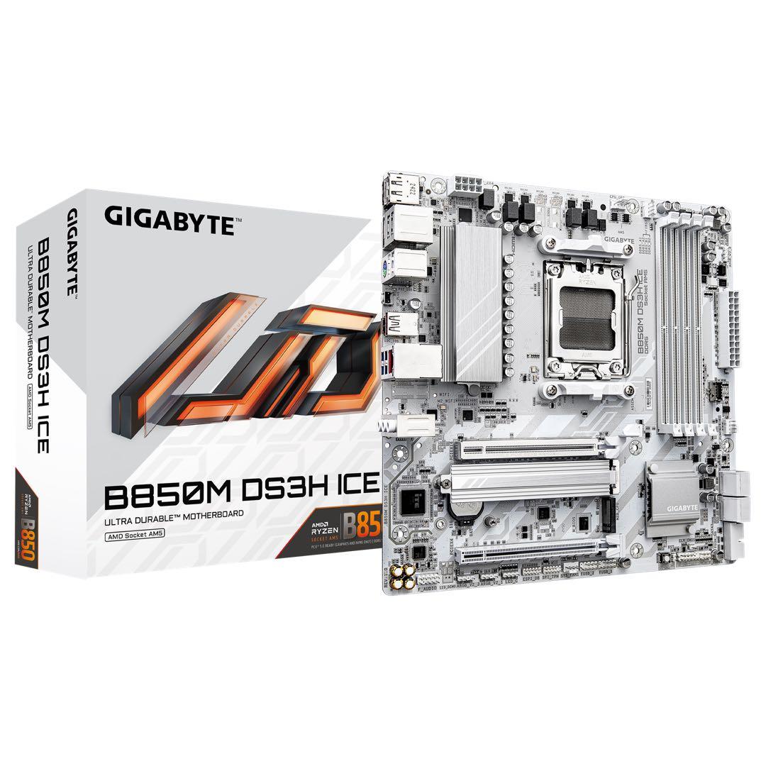 新品未使用 GIGABYTE B850M DS3H ICE DDR5 AM5