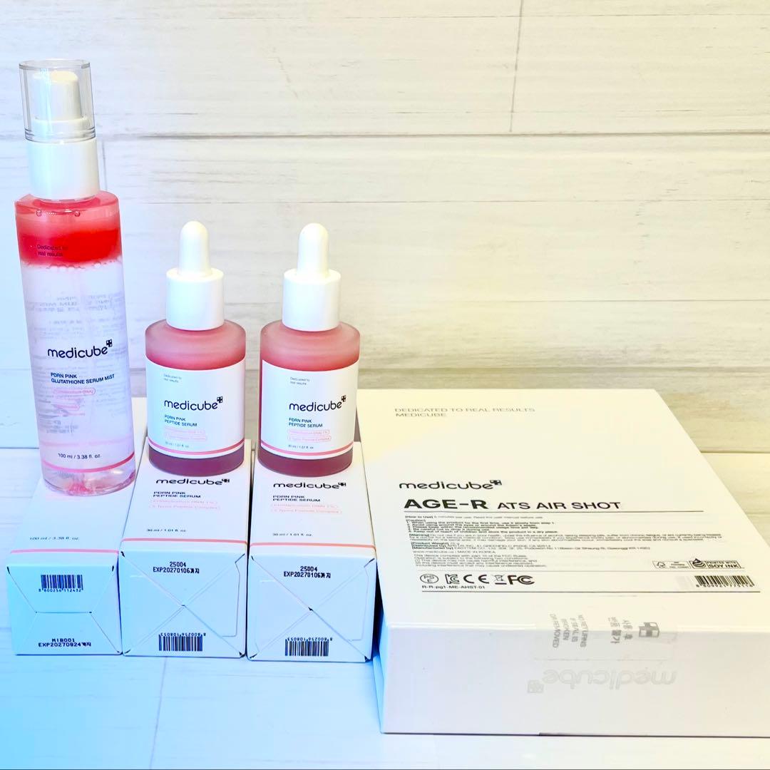 24時間以内発送メディキューブAGE-RAIR ダーマエアーショット美容液セット