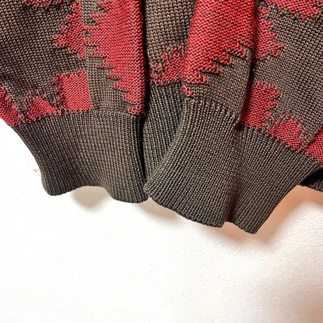 《Yves Saint Laurent》OLD 90-00's 総柄ニット