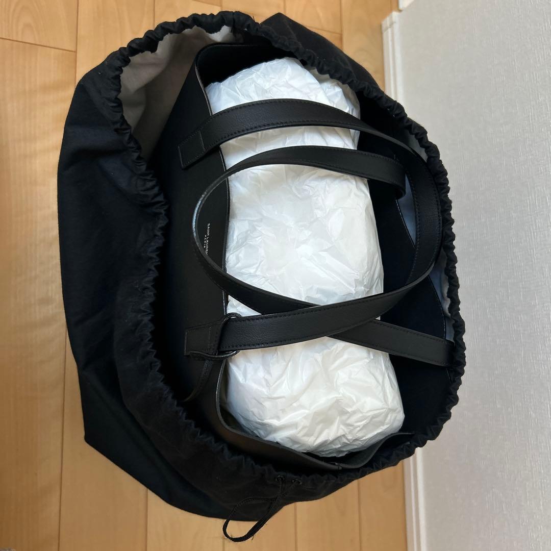 SAINT LAURENT レザートートバッグ　ブラック