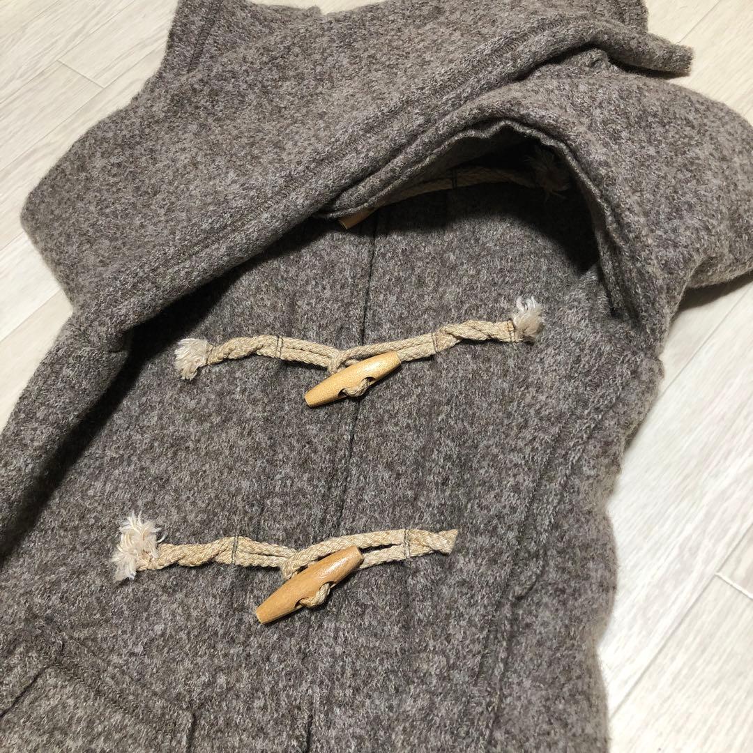 tricot COMMEdesGARCONS ダッフルコート　縮絨ウール　モカ