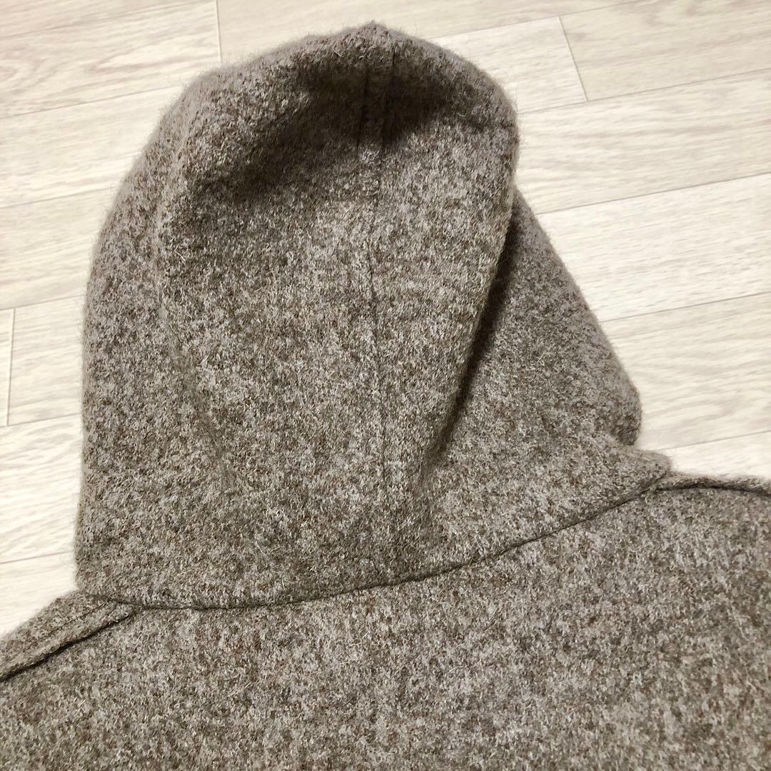 tricot COMMEdesGARCONS ダッフルコート　縮絨ウール　モカ