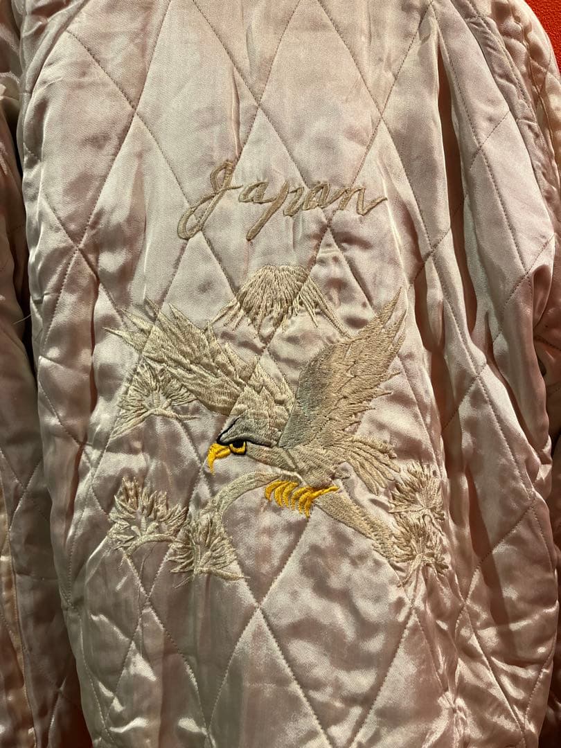 ビンテージ スカジャン　シルバーストーン　別珍　90s