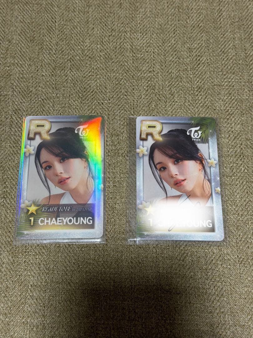 TWICE 1 CHAEYOUNG サイン入りカード