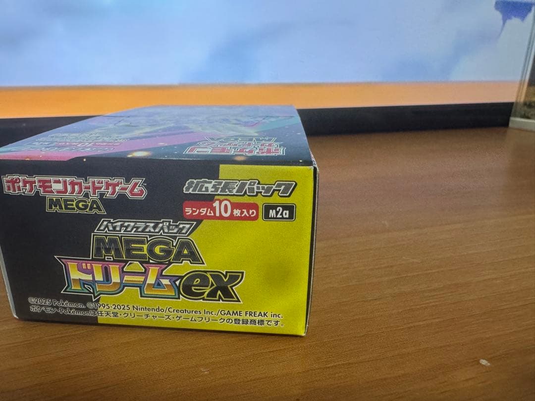 ポケモンカードゲーム MEGAドリームEXシュリンク無し1ボックス3個目