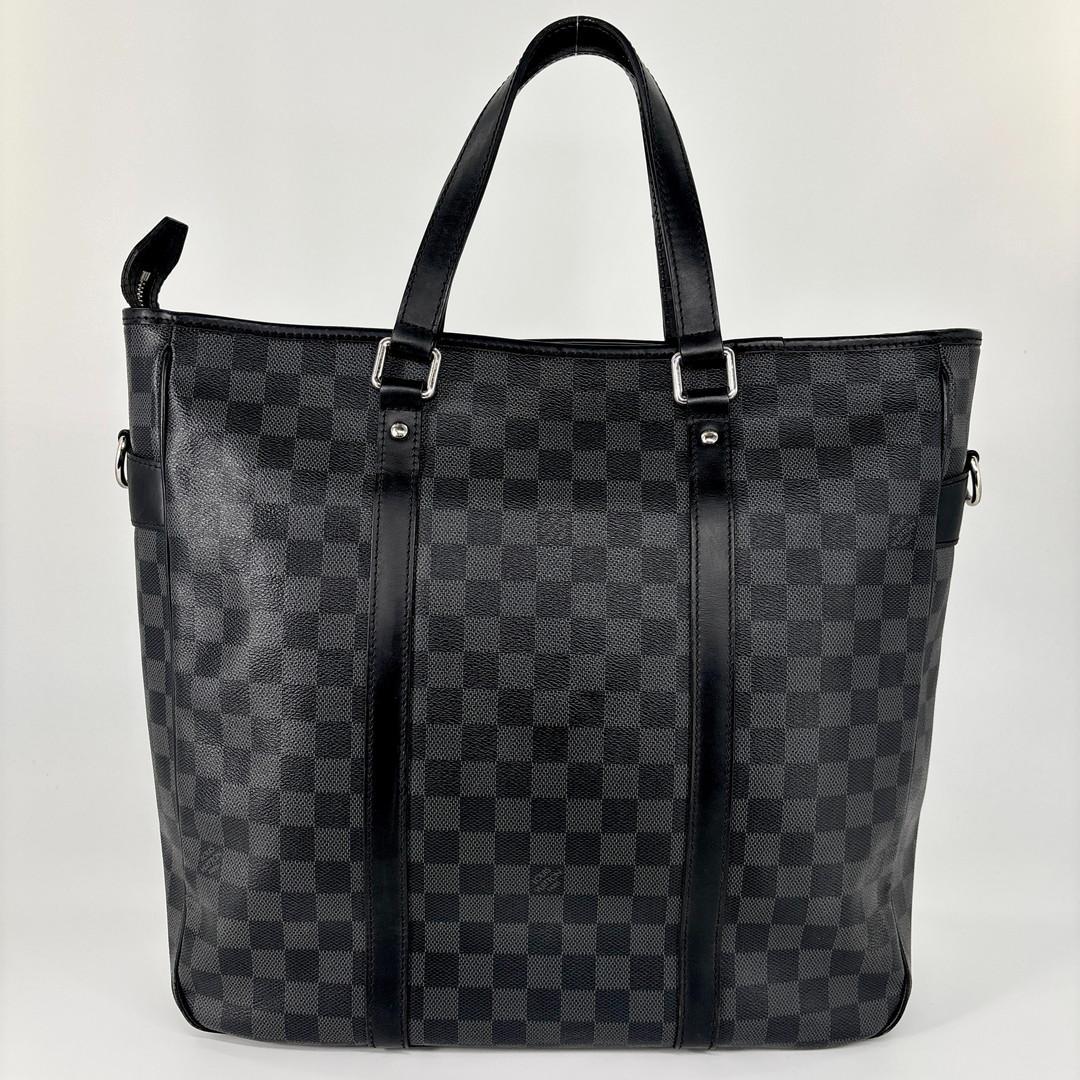 極美品 ダミエグラフィット タダオ レザー 2way トートバッグ ルイヴィトン