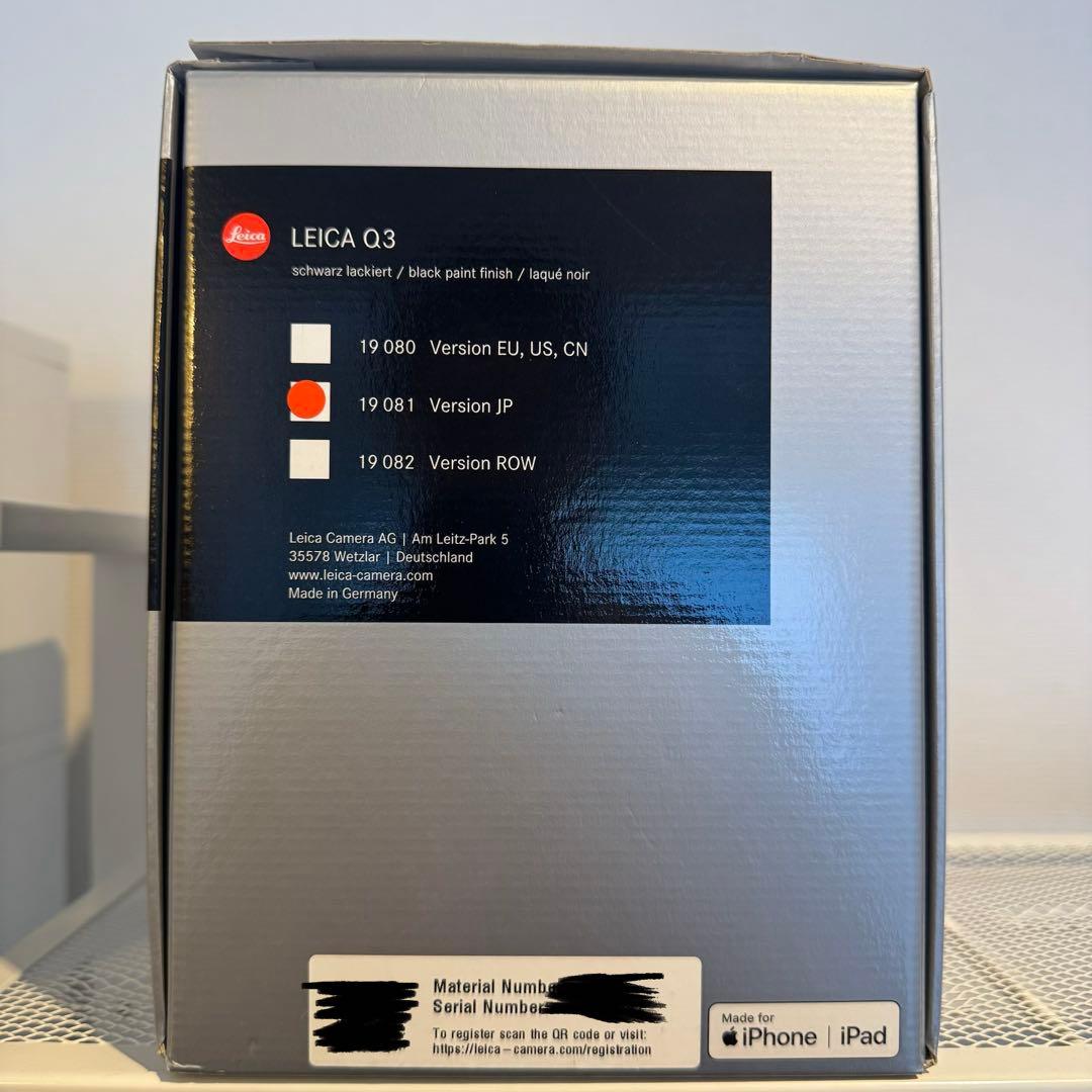 ※nasu【美品】Leica Q3 28 ※付属アイテム付