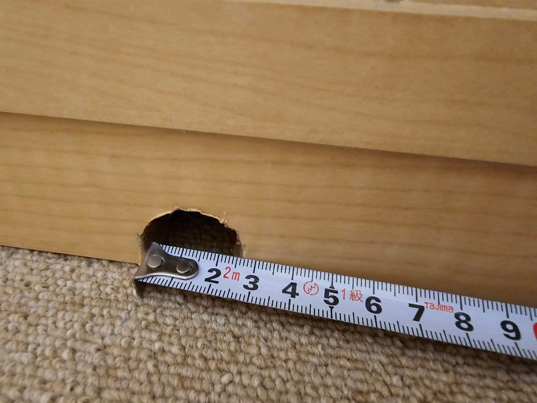 ナチュラルカラー木製　 テレビ台　ローボード 　スライド扉 収納付き 150cm