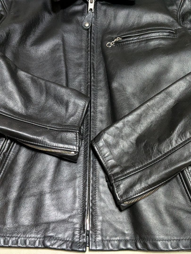 Schott 643 美品 38　USA トラッカー　ライダース　内ボア付