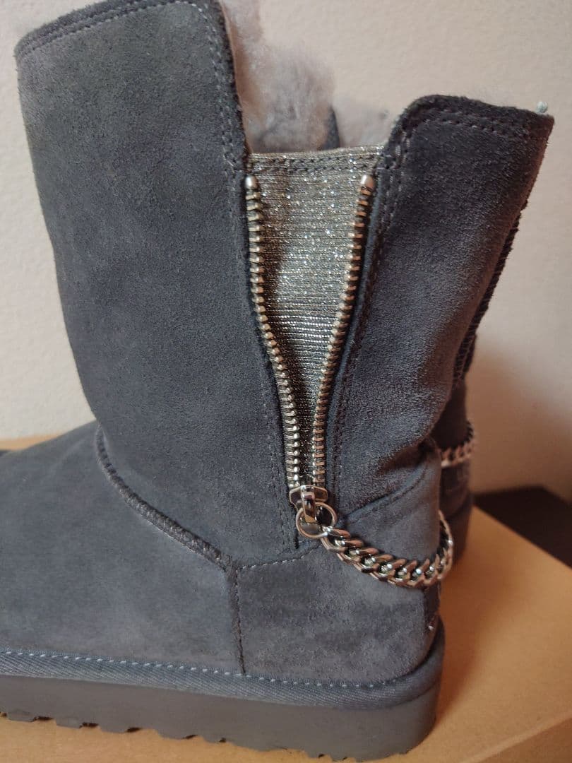 限定価格 美品 UGG ムートンブーツ SPARKLE ZIP