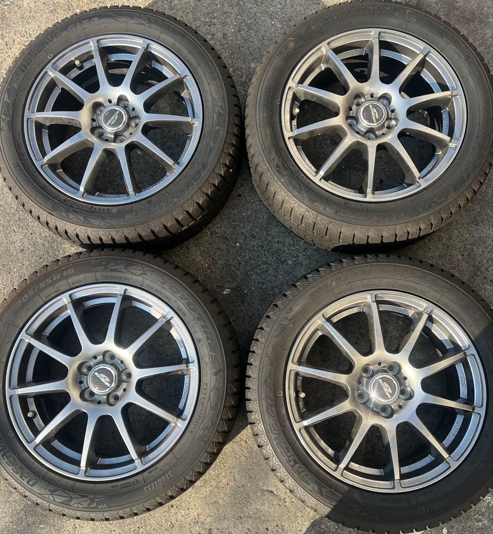 スタッドレス205/55R16 16×6.5j PCD100 ET48 TOYO