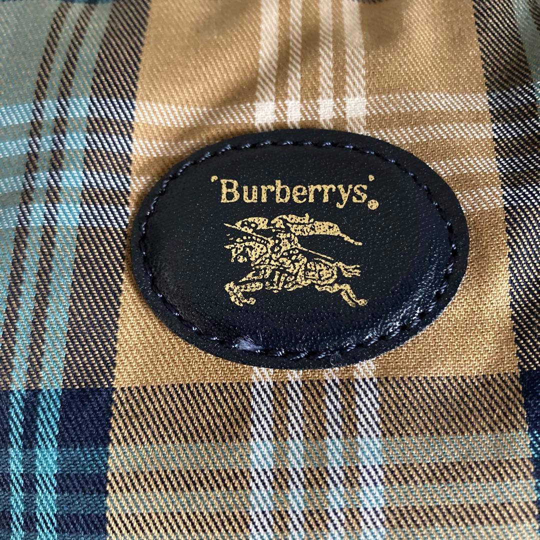 ☆B☆【希少色】BURBERRYミニボストンバッグ ノバチェックキャンバス