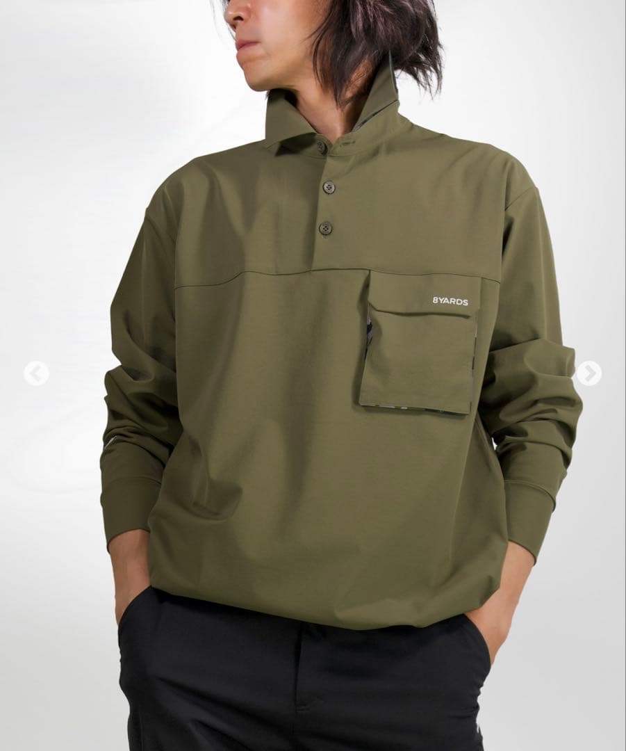 【着用1回】 8yards ゴルフウェア TechnicalShirt XL