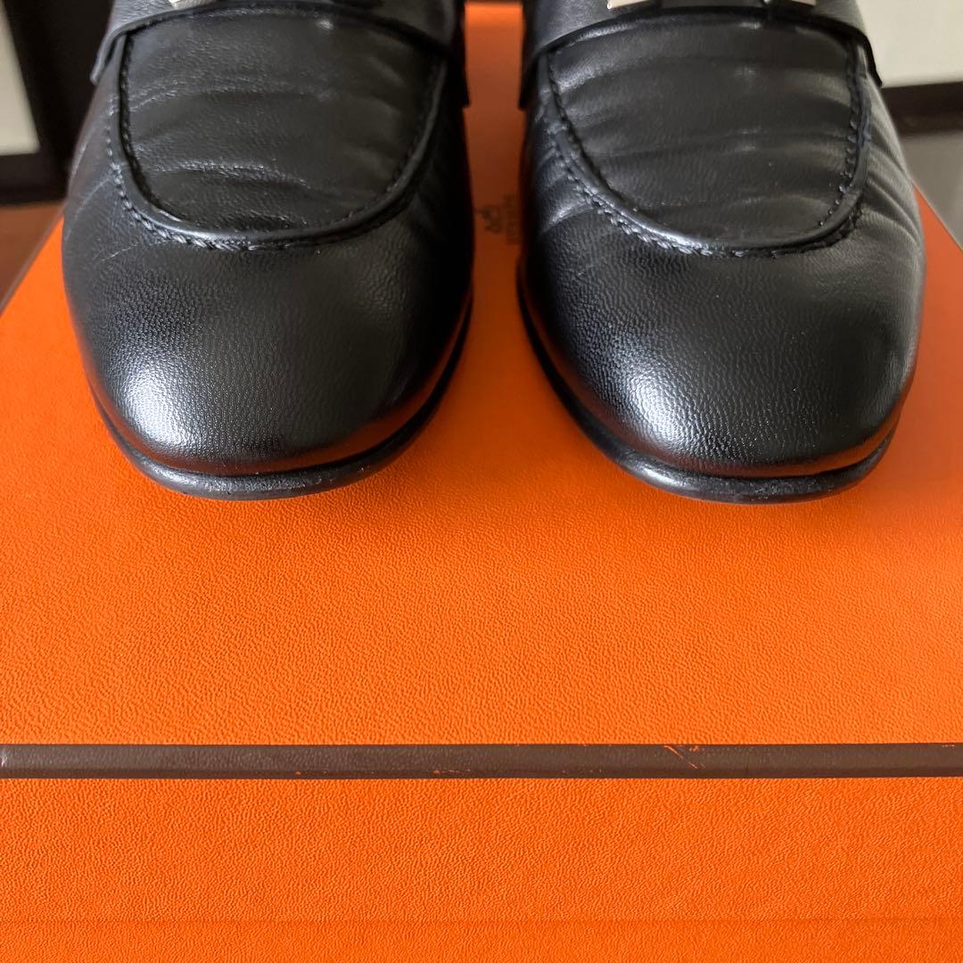 HERMES エルメス　モカシンパリ