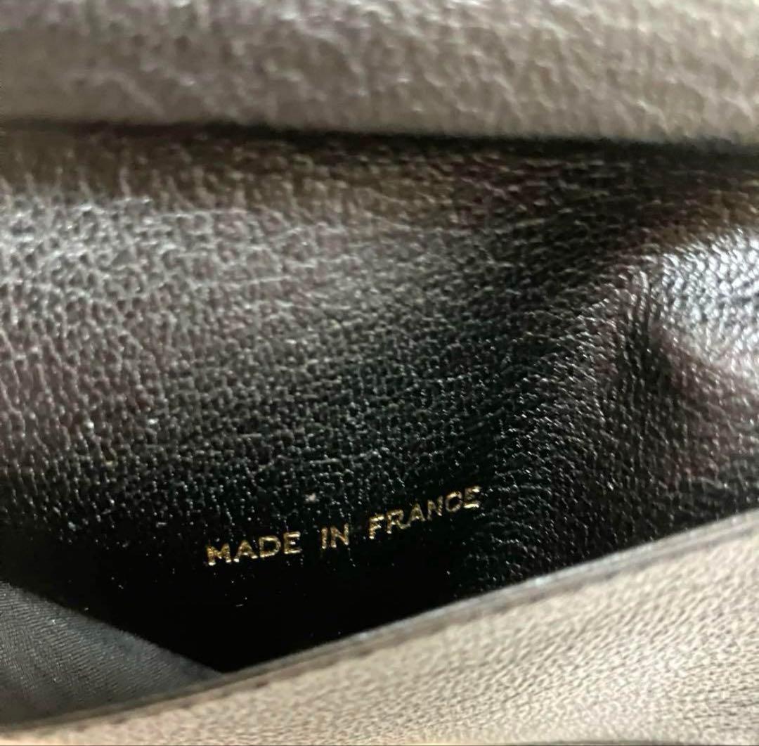 CHANEL シャネル 三つ折り財布 ココマーク ブラック