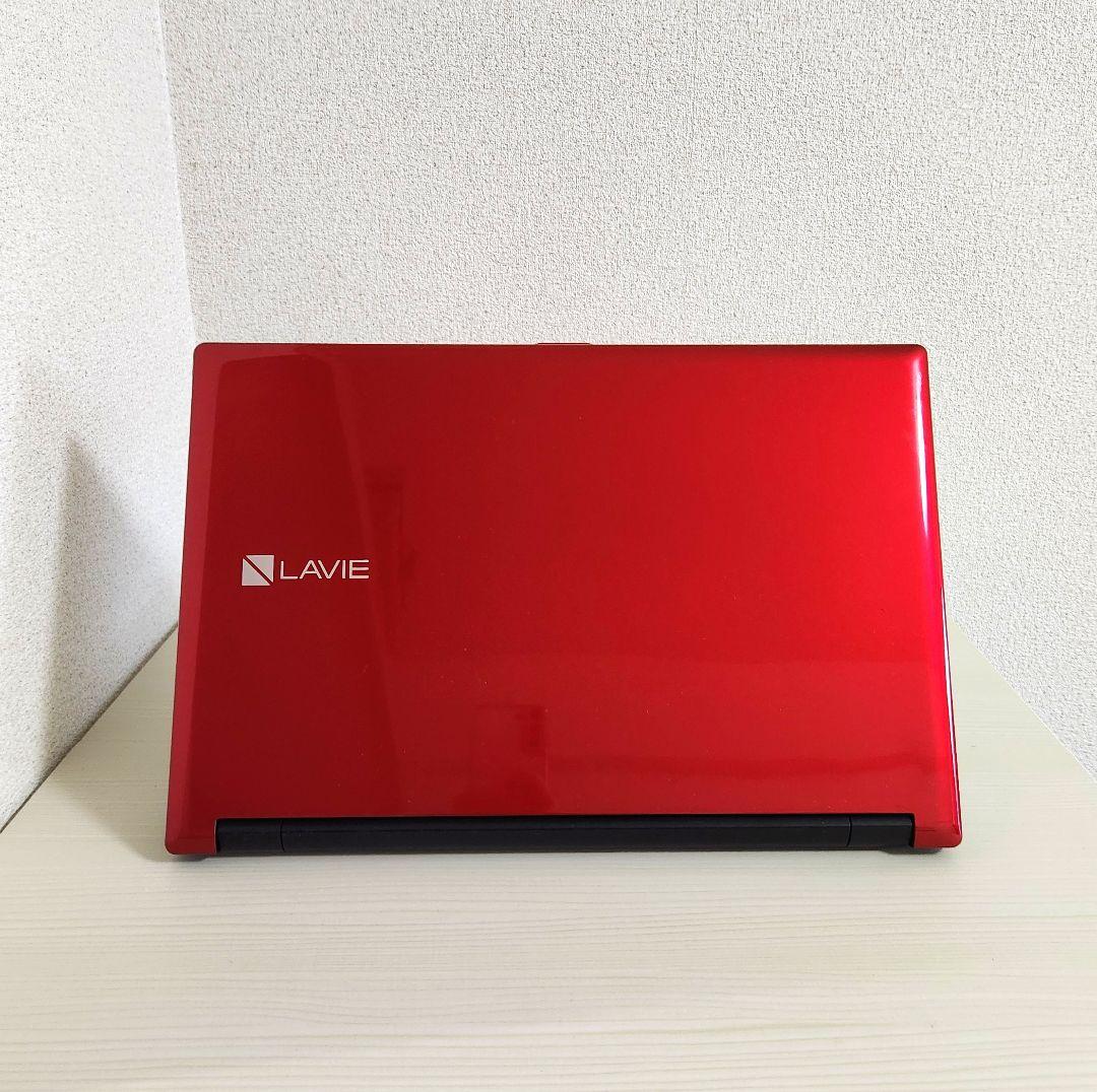 大容量1TB☆メモリ8GB☆NECノートパソコン☆人気のレッド☆画像保存等にも♪