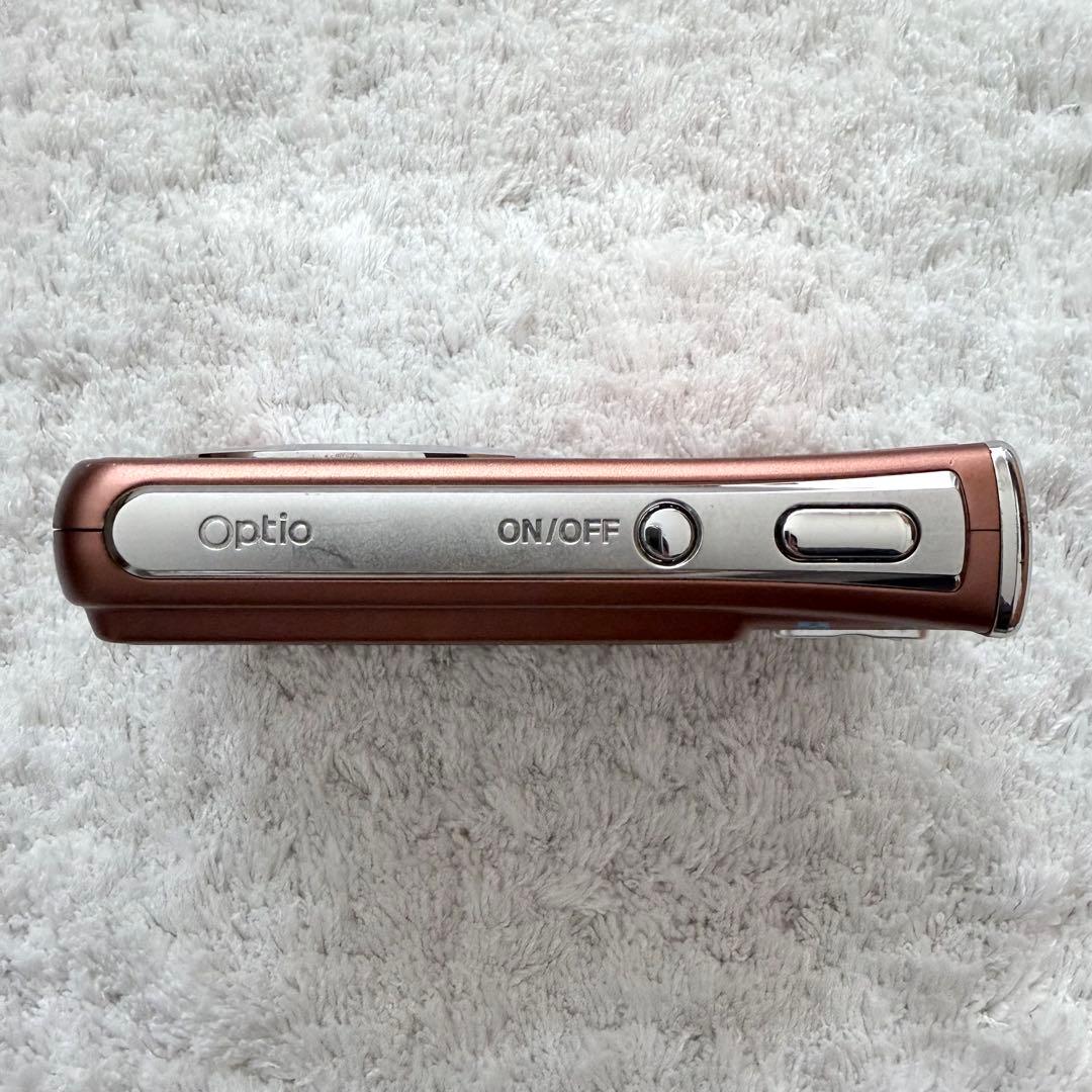 【動作品】PENTAX ペンタックス Optio M40 レトロコンデジ 茶色