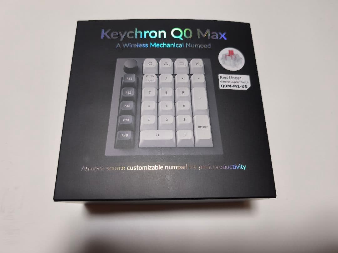 [赤軸] Keychron Q0 Max ワイヤレスメカニカルテンキー