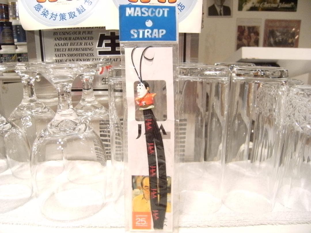 日本アジア航空 スマートフォン 携帯電話 志村けん バカ殿様 ストラップ