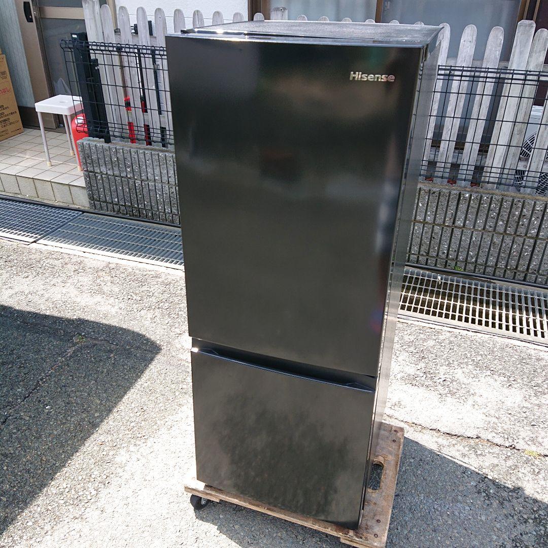 Hisense2021年製154L冷蔵庫 ブラック 送料/設置無料