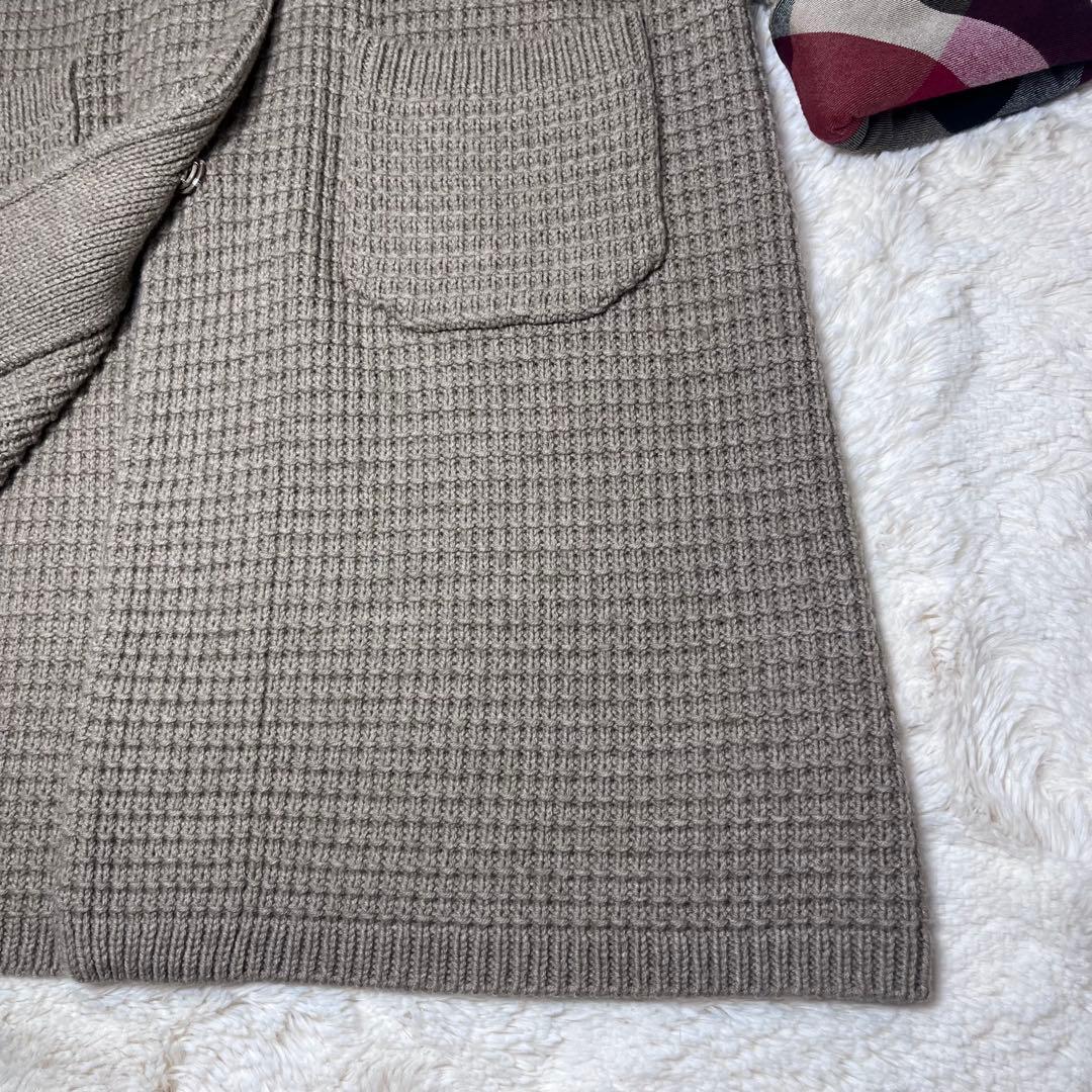 未使用✨ブルーレーベルクレストブリッジ　ダッフルコート　ワッフル　ラクーンファー