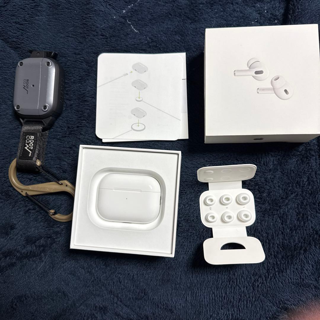 AirPods pro2 エアポッズプロ2 root.co ケース付