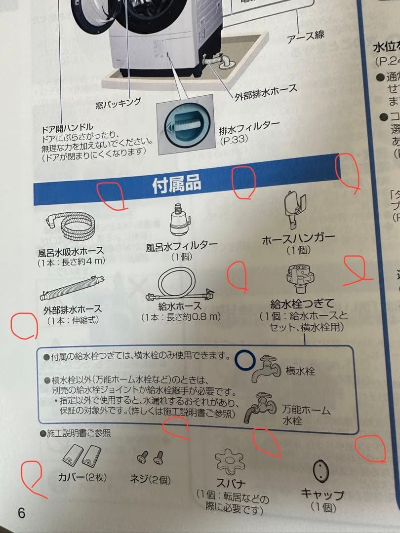 パナソニック ドラム式洗濯機 NA-VX8700L 付属品完備