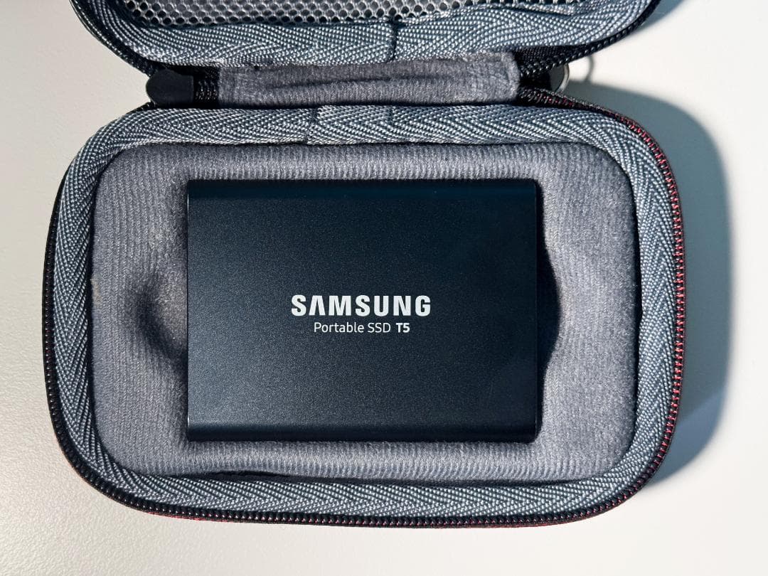 Samsung Portable SSD T5 1TB 健康診断済み ケース付き