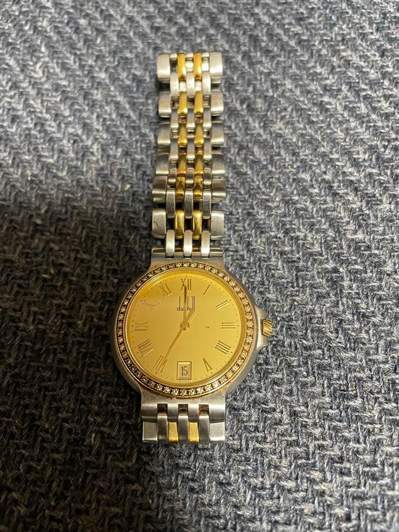 V*N様 金色文字盤 ステンレス腕時計