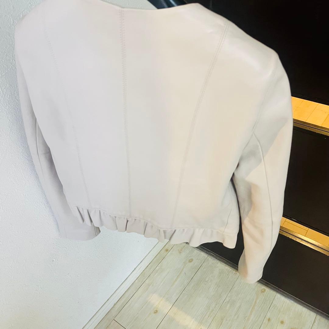 新品☆ ANAYI ラムレザークルー　ジャケット/セオリー、23区、ロペ