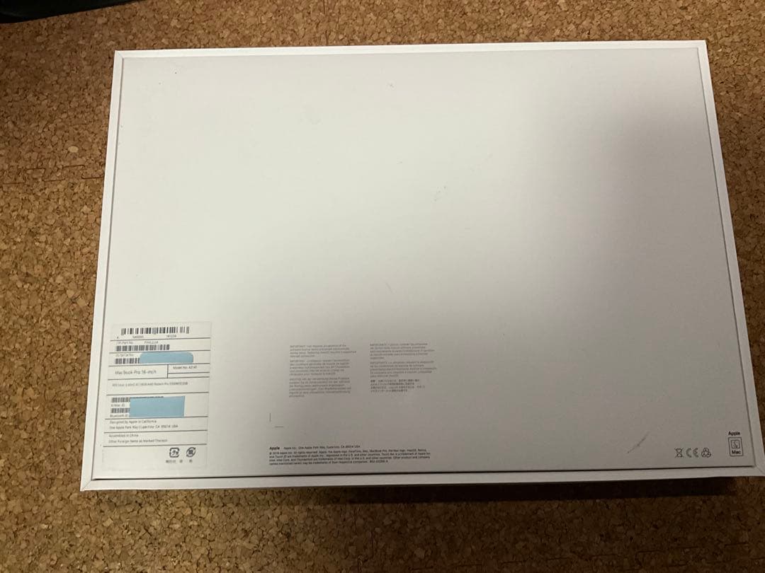 MacBook本体 MacBook Pro 16 2019 Intel i7 16GB 512GB