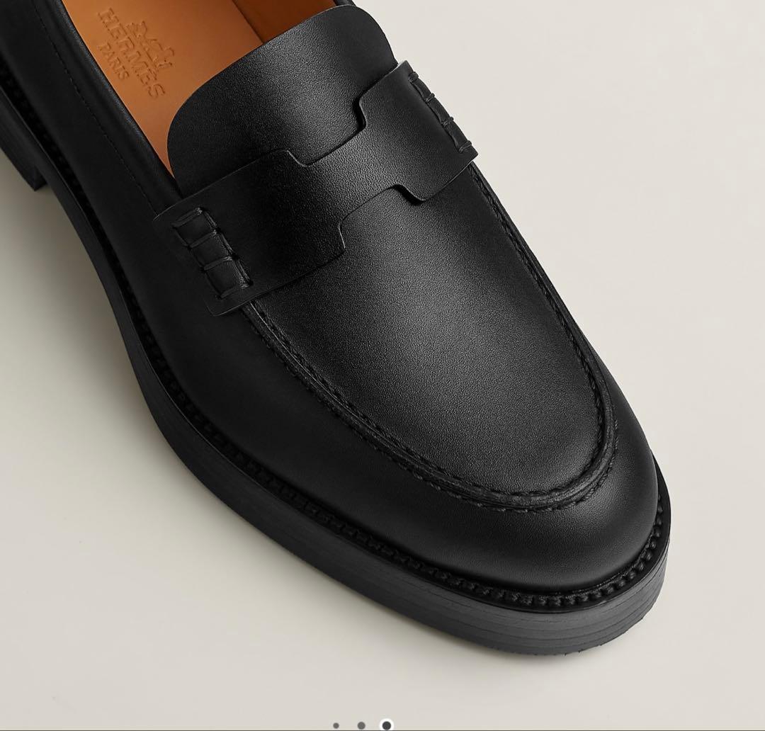 ま*み様 お値段相談可※【HERMES】モカシン《アワー》　37.5