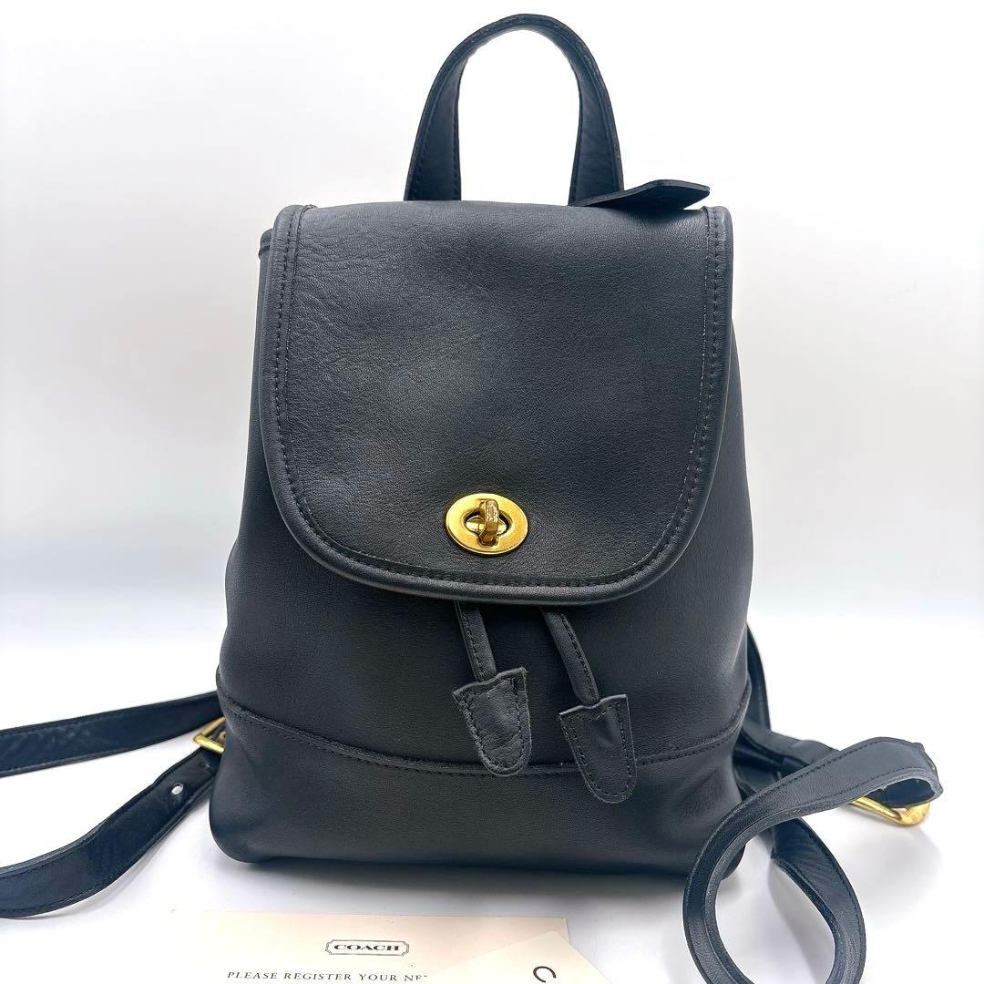 ほぼ未使用✨コーチ COACH オールドコーチ ミニリュックUSA製