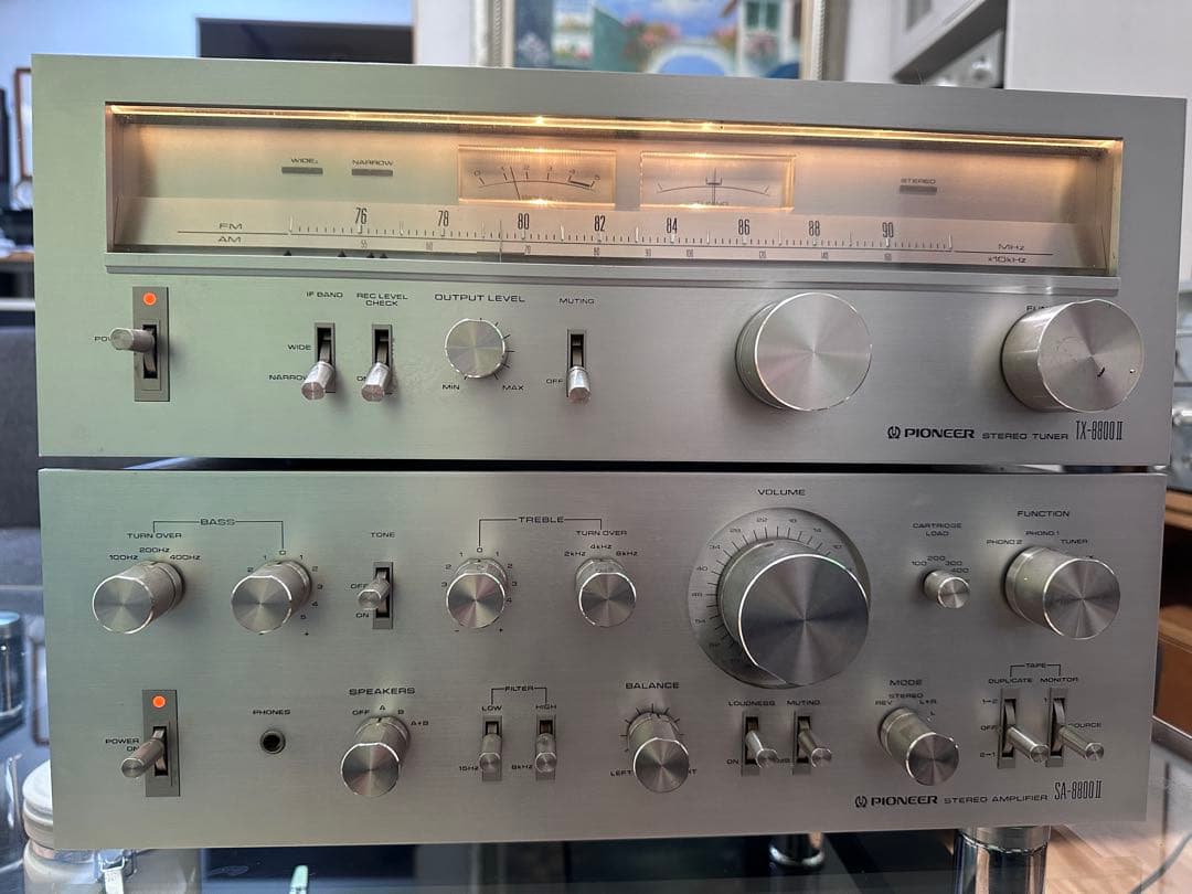 Pioneer SA -8800ii + TX 8800iiプリメインアンプ