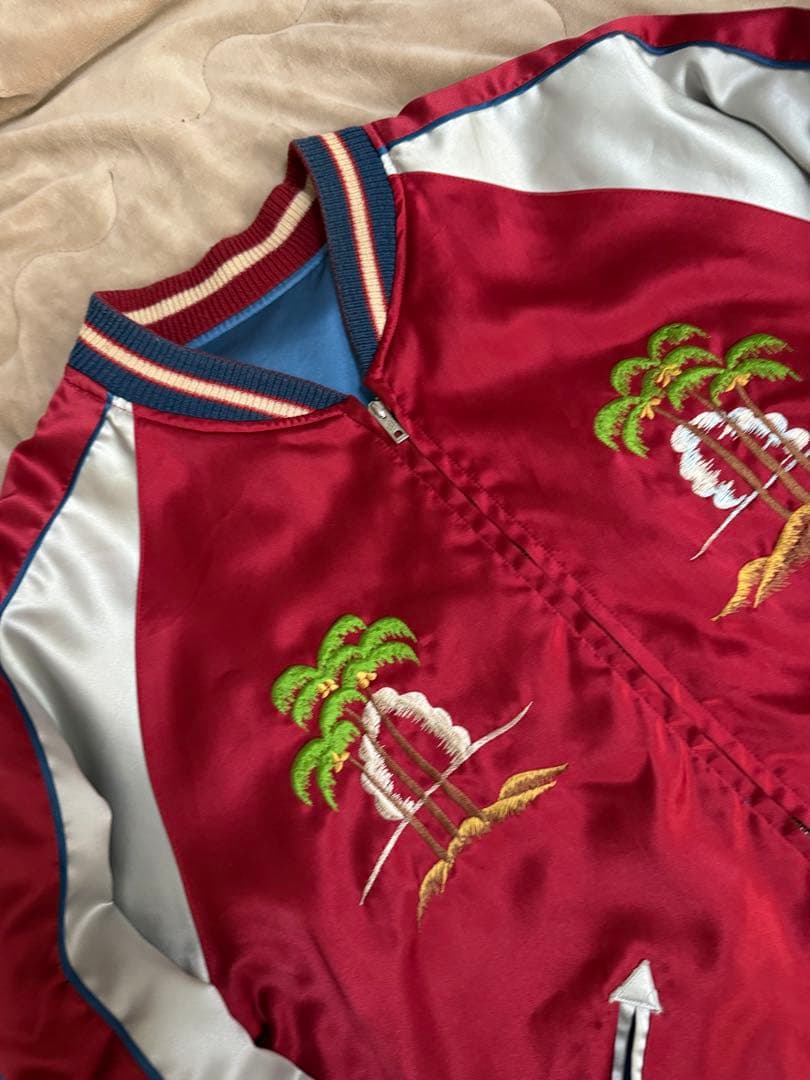 美品 テーラー東洋 ２面用 龍 日本限定 スカジャン vintage サテン