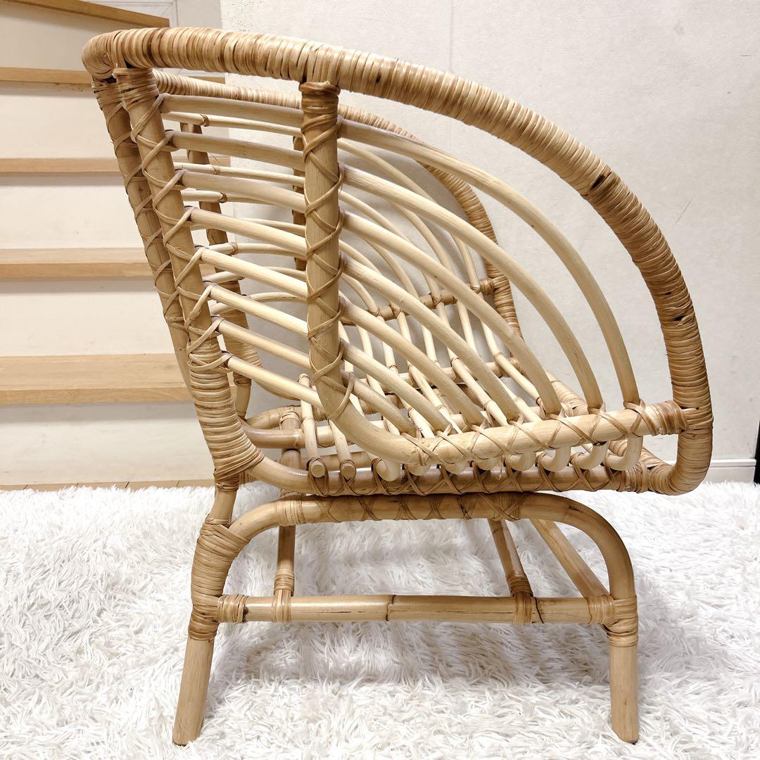 【美品】IKEA BUSKBO 籐椅子 ブスクボー ラタンチェア 送料無料