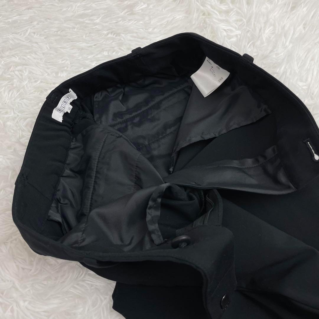 極美品✨プラステ✨ノーカラーセットアップパンツスーツ✨マルチストレッチ✨XS✨黒
