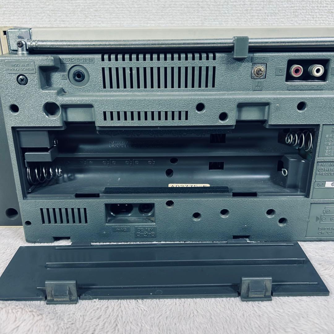 【希少】HITACHI TRK-W3 ラジカセ　バブル昭和レトロ　現状品