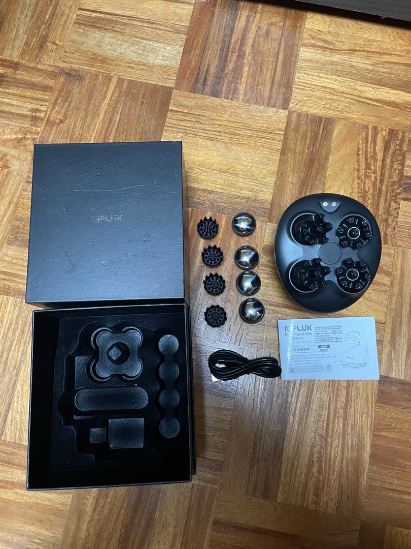 【参考価格19800円】NIPLUX EMS ヘッドスパ 電動頭皮ブラシ