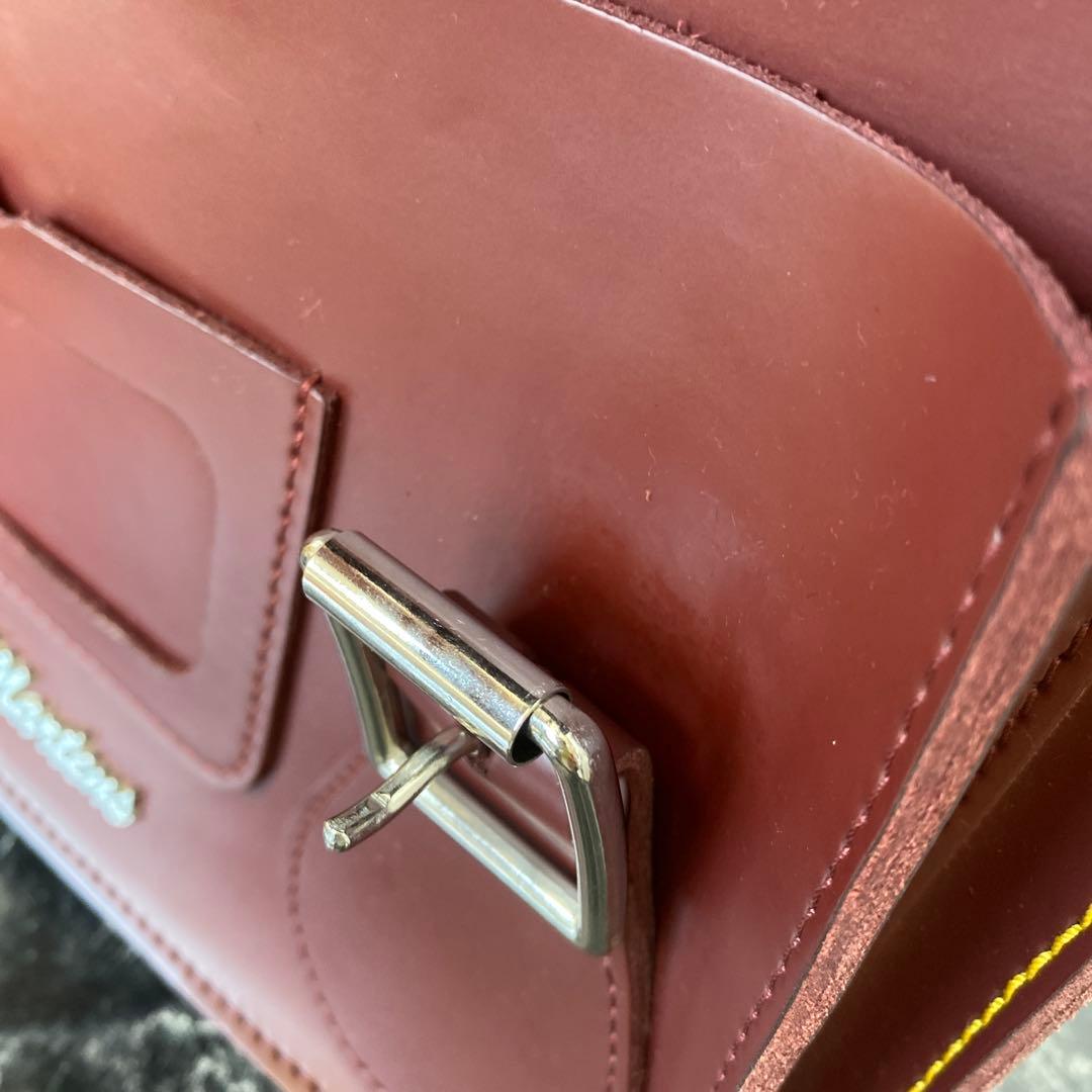 ドクターマーチン サッチェルバッグ ショルダーバック 11インチ ボルドー