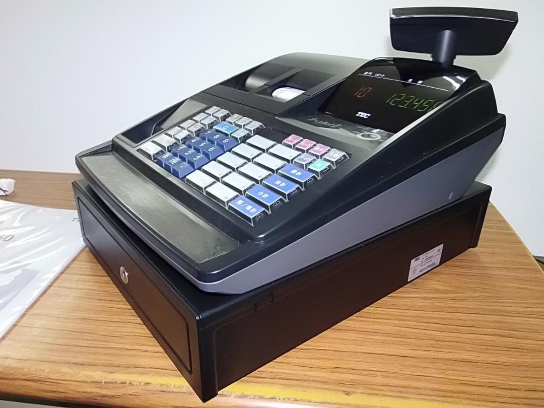 人気の黒110設定無料東芝テック10部門軽減税率インボイスレジスターMA-550